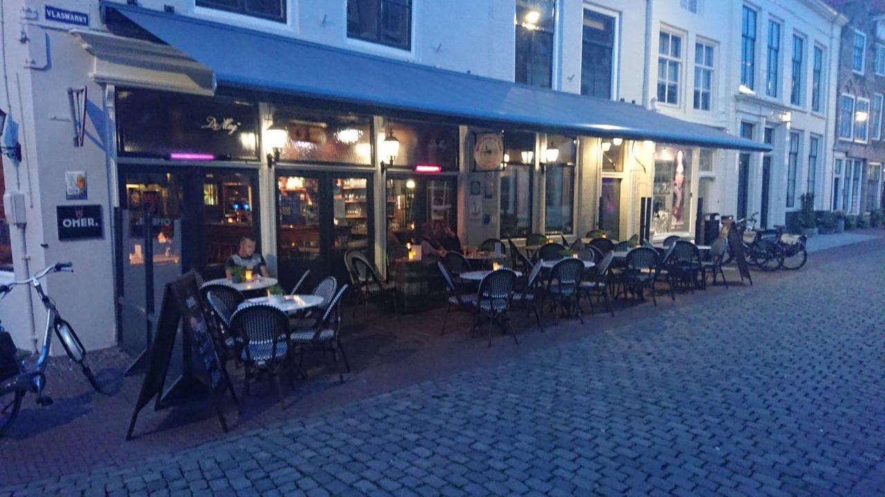 Cafe Restaurant Hotel De Mug Middelburg Zewnętrze zdjęcie