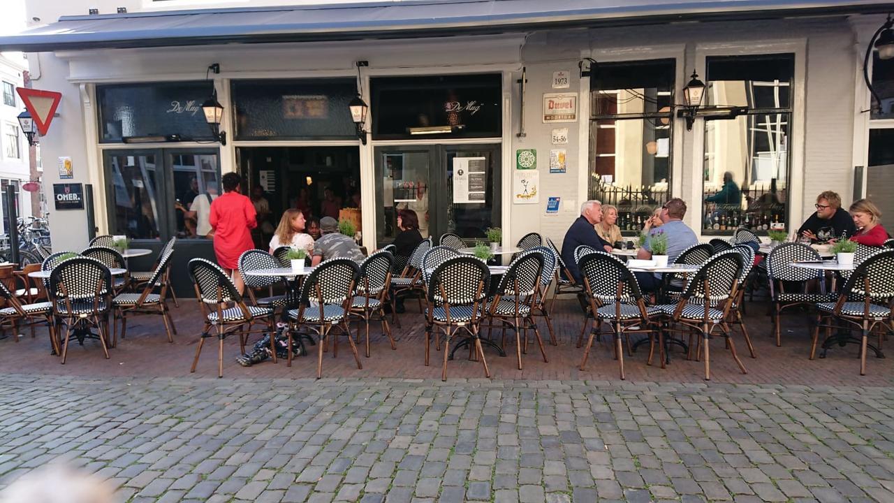 Cafe Restaurant Hotel De Mug Middelburg Zewnętrze zdjęcie